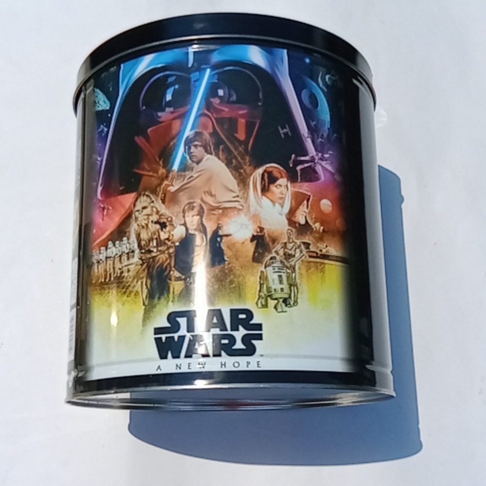 Large Posted Tin Can